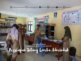 Persiapan lomba adminduk, Plh. Panewu Semin kunjungi Rejosari